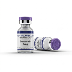 Sermorelin peptide 5mg lyophilised GRF 1-29 GHRH analogue research grade HPLC verified PeptideCores