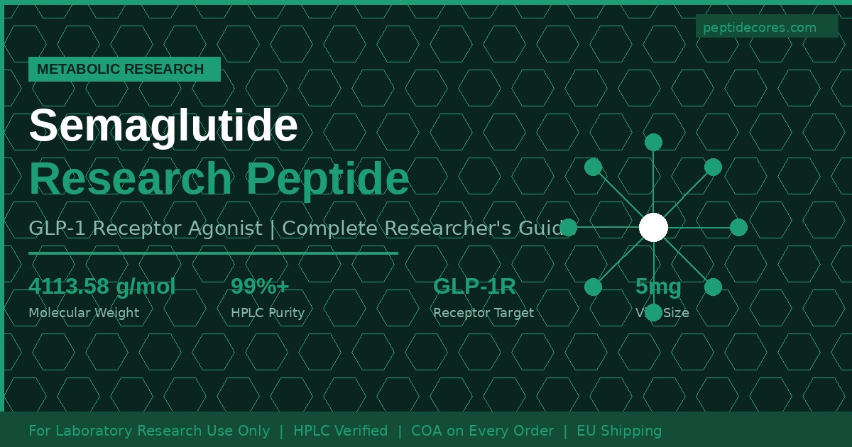 Semaglutide Research Peptide — A Complete Guide for Researchers semaglutide research peptide