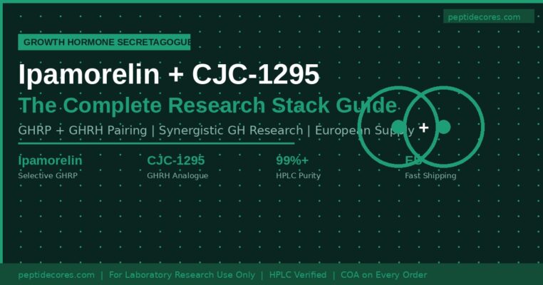ipamorelin and CJC-1295 research peptide stack guide GH secretagogue Europe