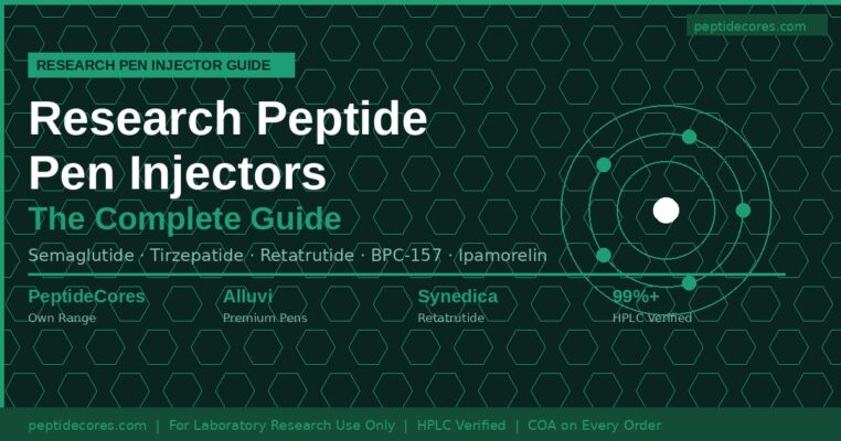 research peptide pen injectors complete guide semaglutide tirzepatide retatrutide BPC-157 ipamorelin