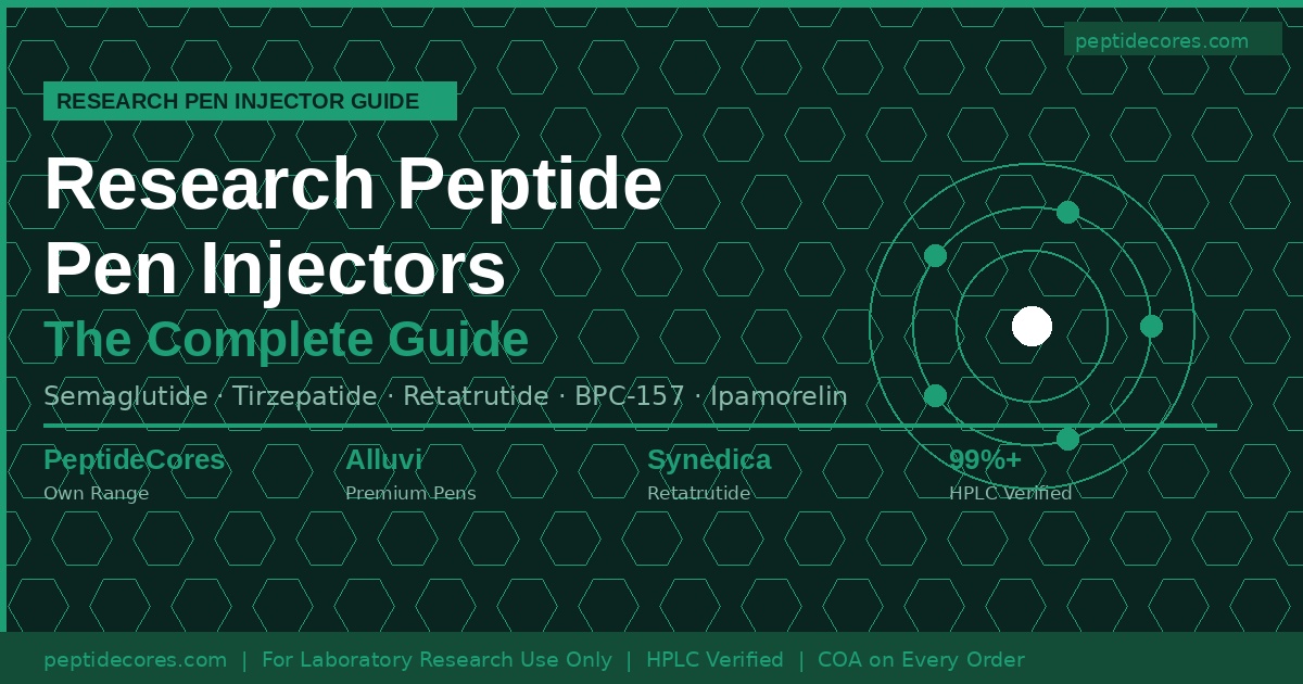 Research Peptide Pen Injectors — The Complete Guide research peptide pen injectors complete guide semaglutide tirzepatide retatrutide BPC-157 ipamorelin